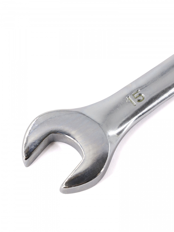 Ключ гаечный комбинированный трещоточный 15х15 мм Redmark