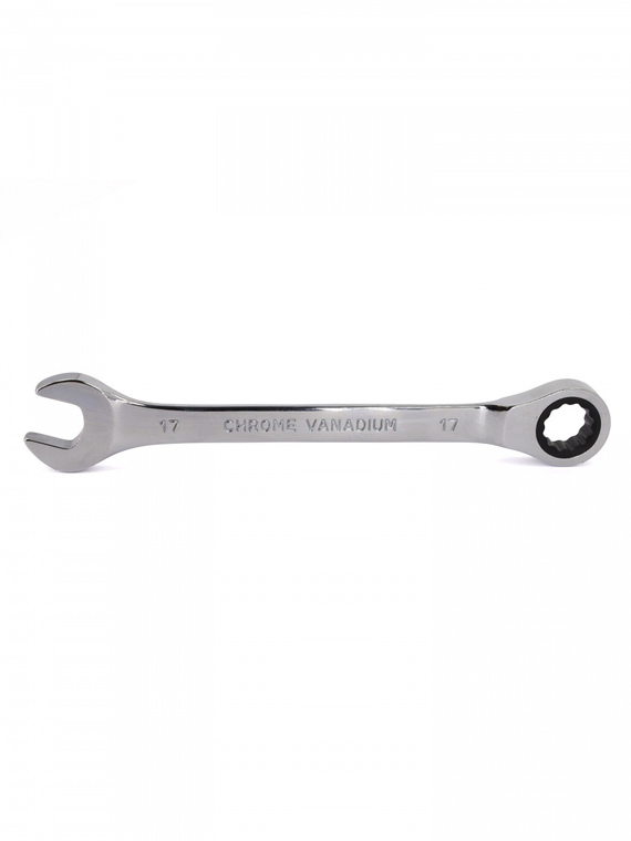 Ключ гаечный комбинированный трещоточный 17х17 мм Redmark