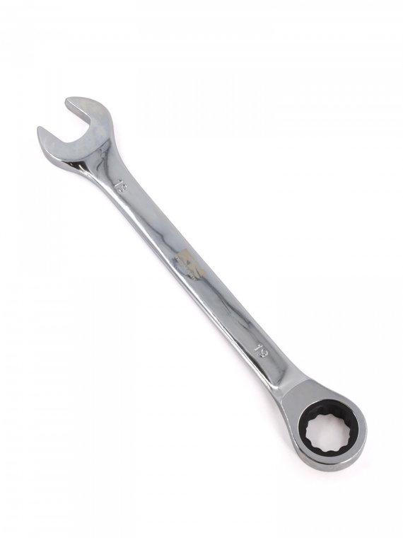 Ключ гаечный комбинированный трещоточный 19х19 мм Redmark