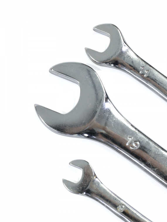 Набор ключей комбинированных трещоточных 8 шт  (8-11,13,14,17,19)  холдер Redmark