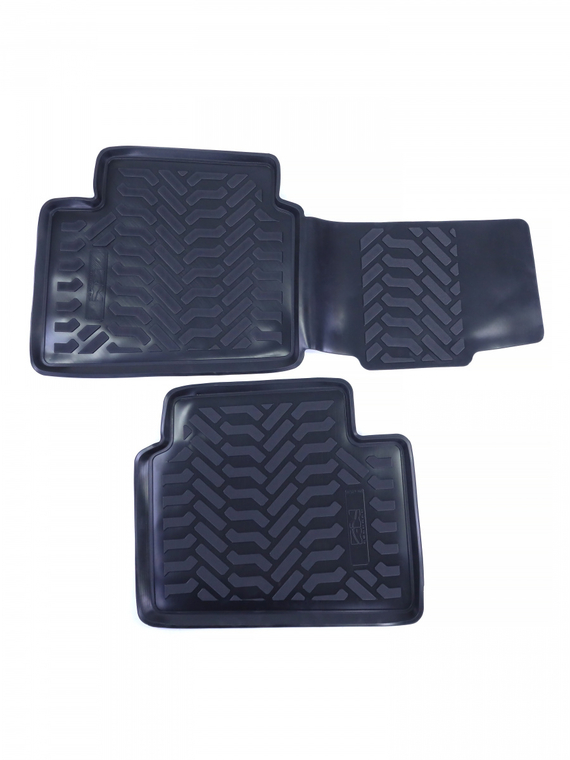 Коврики внутрисалонные Geely Tugella (FY11) (2020- ) (3D с подпят.) (крепеж) (полиуретан) 