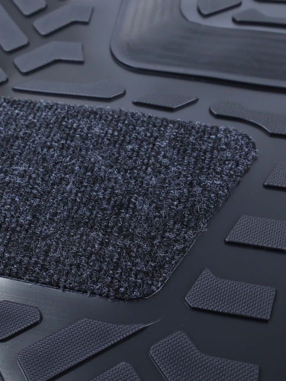 Коврики внутрисалонные Geely Tugella (FY11) (2020- ) (3D с подпят.) (крепеж) (полиуретан) 