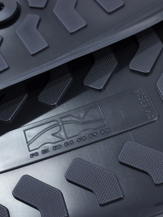 Коврики внутрисалонные Geely Tugella (FY11) (2020- ) (3D с подпят.) (крепеж) (полиуретан) 