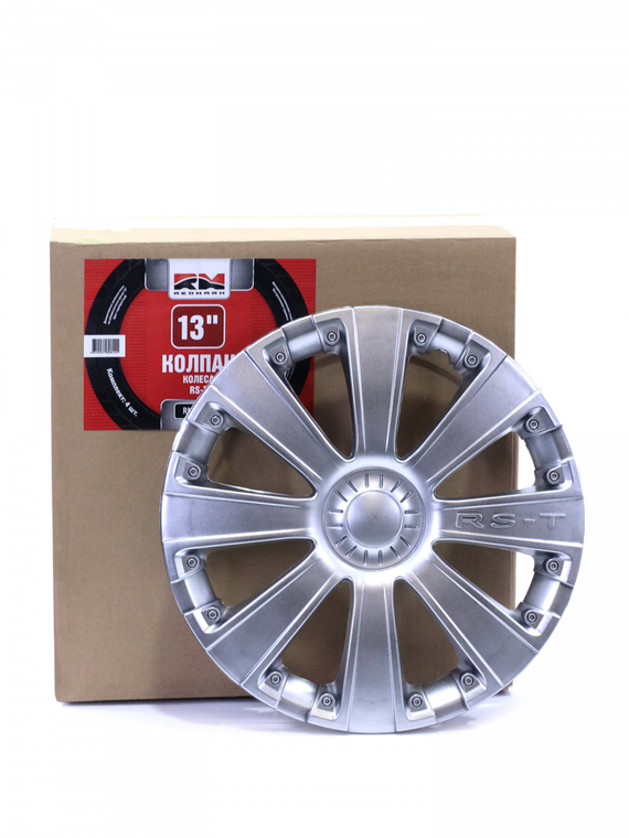 Колпак колеса R13 RS-T (пруж) кт 4 шт.(2+2) в коробке REDMARK