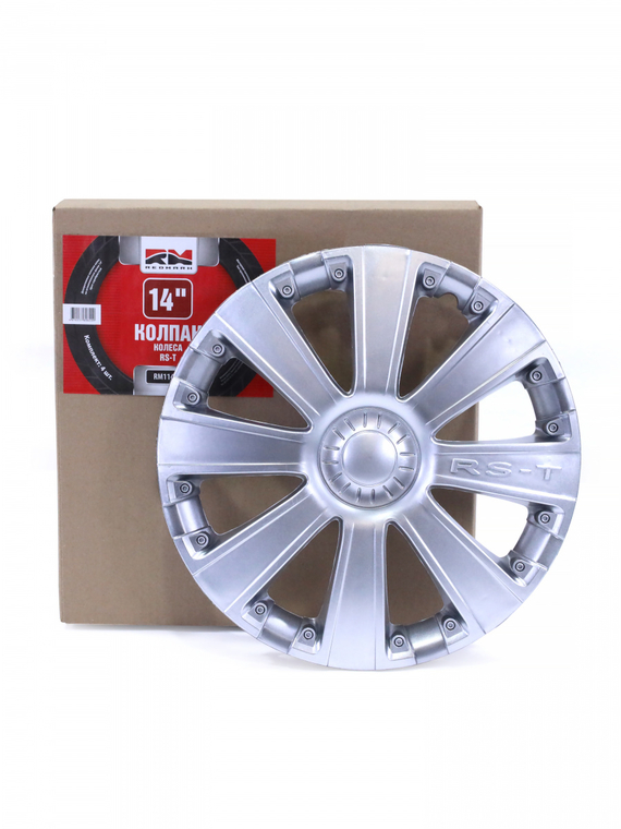 Колпак колеса R14 RS-T (пруж) кт 4 шт.(2+2) в коробке REDMARK