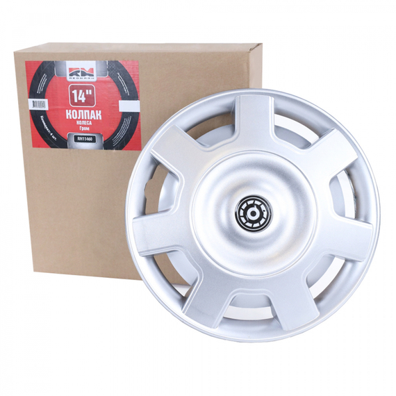 Колпак колеса R14 Гром (пруж) кт 4 шт. (2+2) в коробке REDMARK