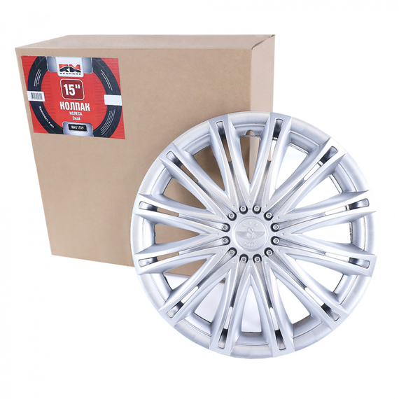 Колпак колеса R15 Скай (пруж) кт 4 шт.(2+2) в коробке REDMARK
