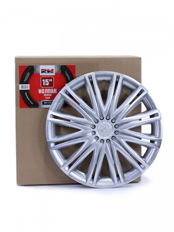 Колпак колеса R15 Скай (пруж) кт 4 шт.(2+2) в коробке REDMARK