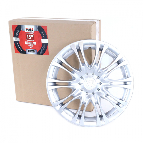 Колпак колеса R15 Х5 (пруж) кт 4 шт.(2+2) в коробке REDMARK