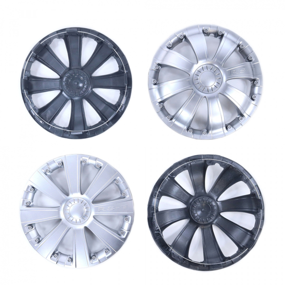 Колпак колеса R16 RS-T иномарки (пруж) кт 4 шт.(2+2) в коробке REDMARK