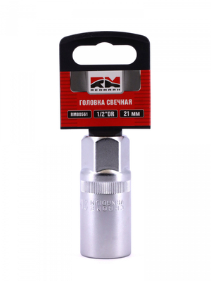 Головка свечная 1/2" 6 гр 21 мм RedMark
