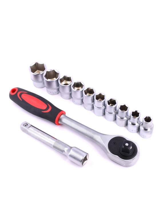 Набор головок c трещеткой 1/2