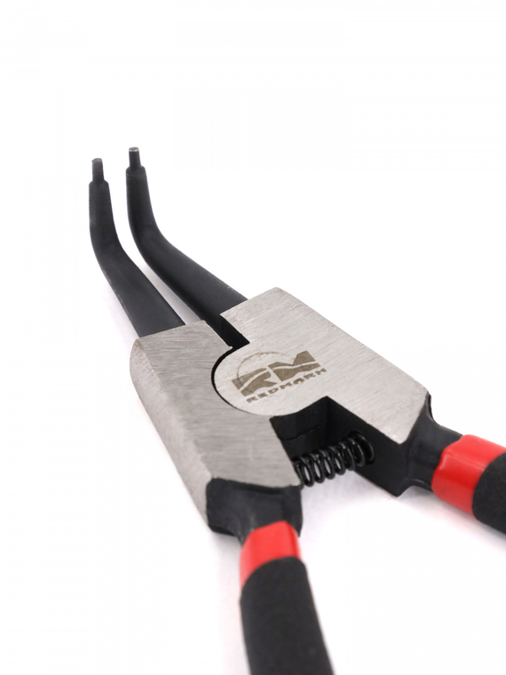 Съемник наружных стопорных колец загнутый 160 мм 