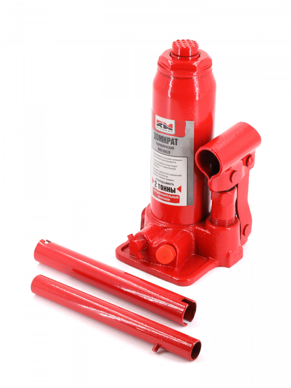 Домкрат гидравлический 2т.с перепускным клапаном (высота мин/макс 181/345мм) (в кейсе) 