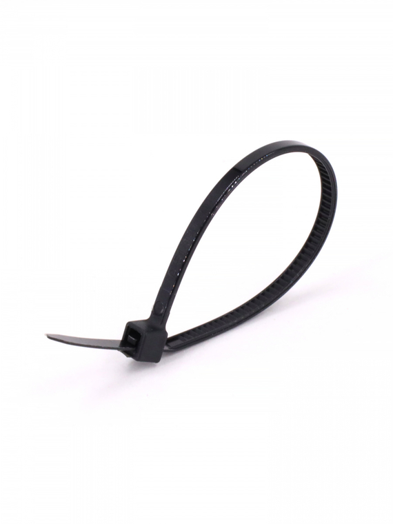 Стяжка нейлоновая (хомут нейлон) 100х2,5мм, черная (100 шт/уп) 