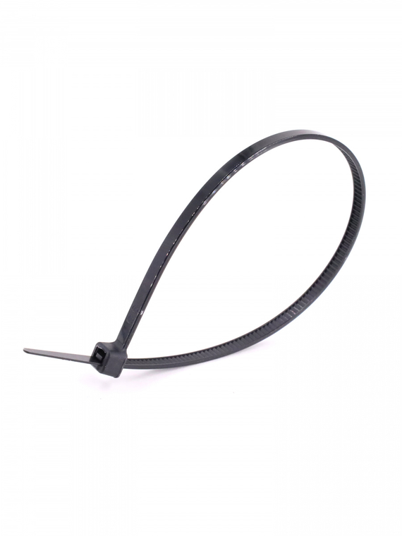 Стяжка нейлоновая (хомут нейлон) 200х3,6мм, черная (100 шт/уп) 