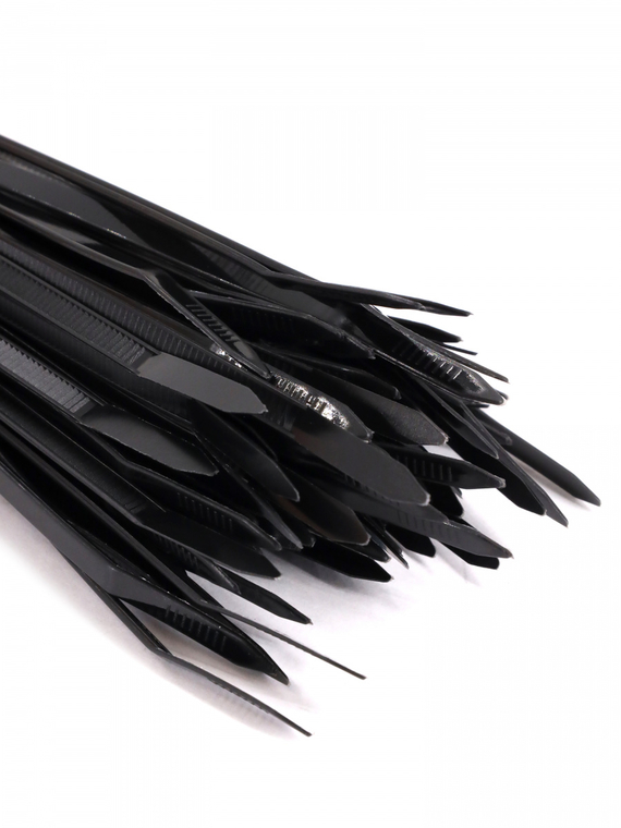 Стяжка нейлоновая (хомут нейлон) 300х4,8мм, черная (100 шт/уп) 