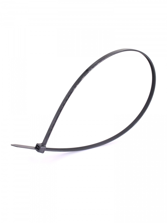 Стяжка нейлоновая (хомут нейлон) 370х4,8мм, черная (100 шт/уп) 