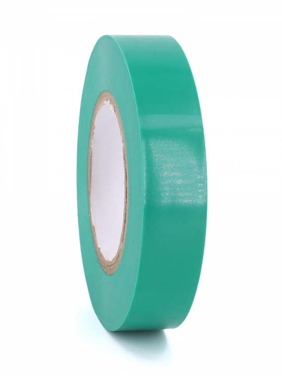 Изолента 15 мм х 20 м, цв. зеленая Профессиональная 