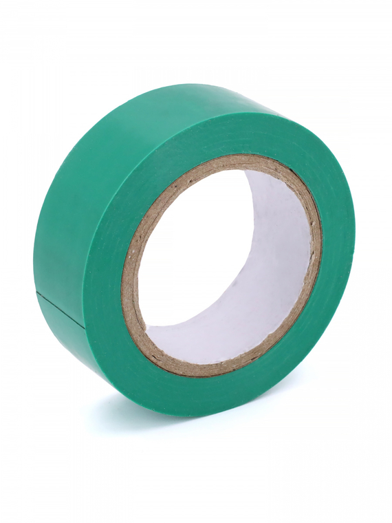 Изолента 19 мм х 10 м, цв. зеленая Профессиональная 