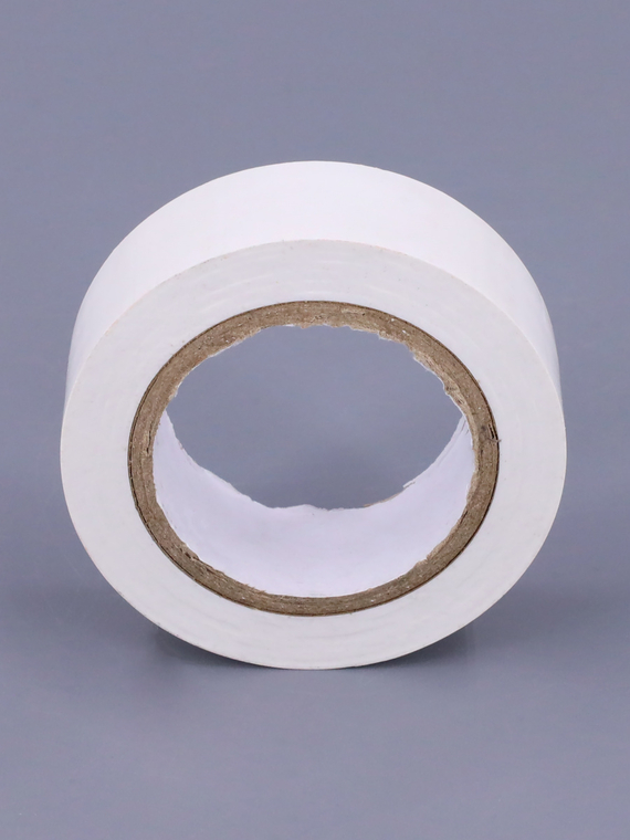 Изолента 19 мм х 10 м, цв. белая Профессиональная 