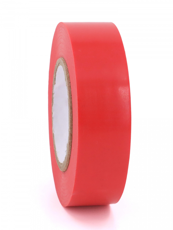 Изолента 19 мм х 20 м, цв. красная Профессиональная 