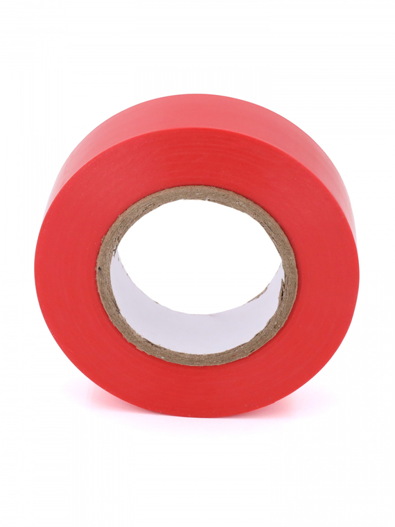 Изолента 19 мм х 20 м, цв. красная Профессиональная 