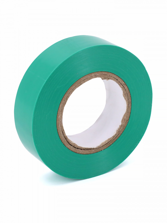 Изолента 19 мм х 20 м, цв. зеленая Профессиональная 