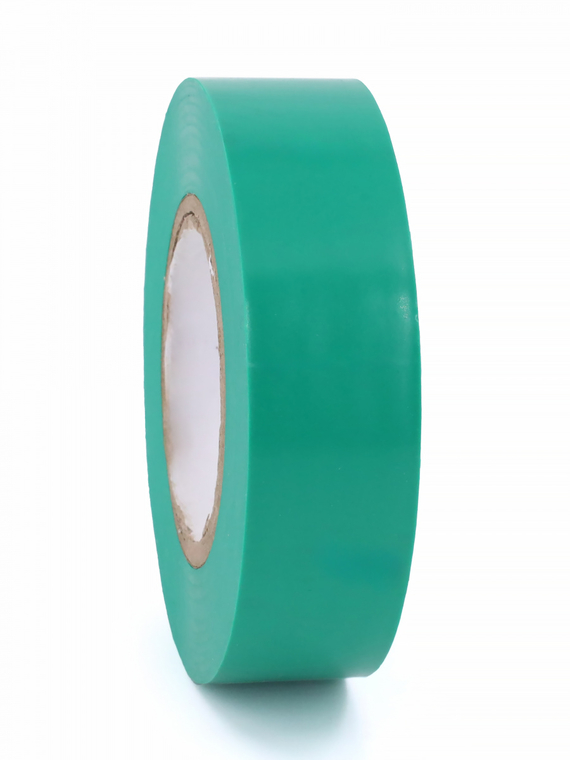 Изолента 19 мм х 20 м, цв. зеленая Профессиональная 