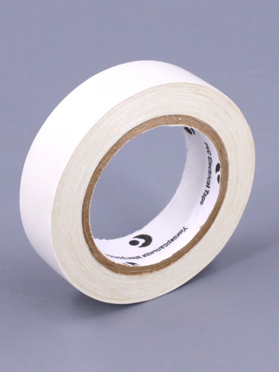 Изолента 15 мм х 10 м, цв. белая 