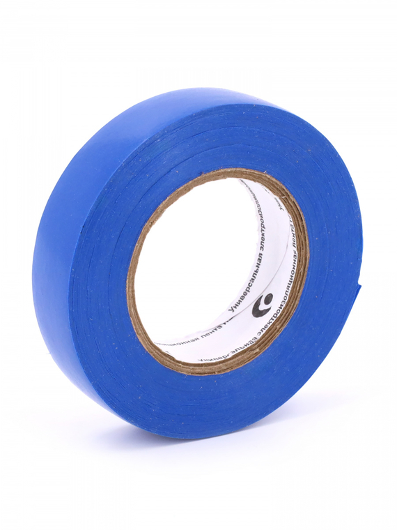 Изолента 15 мм х 20 м, цв. синяя 